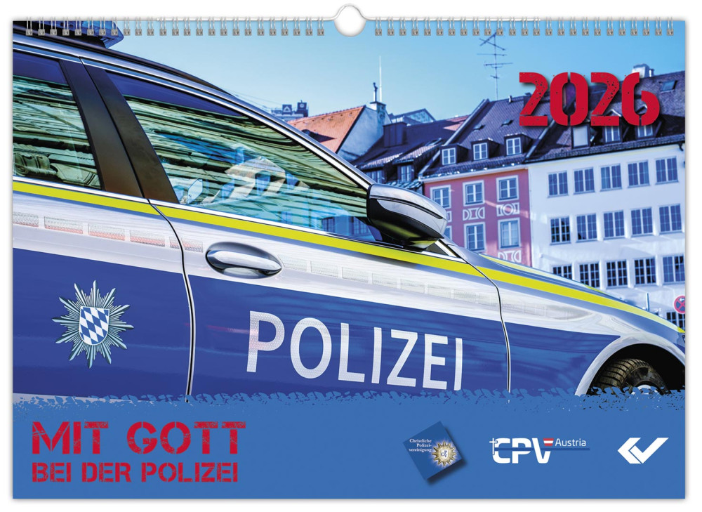 Mit Gott bei der Polizei - Kalender mit Poizeimotiven