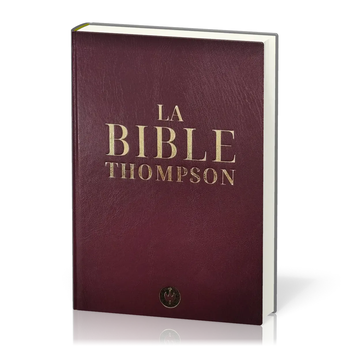 FRANZÖSISCHE BIBEL COLOMBE THOMPSON, GEBUNDEN, DUNKELROT