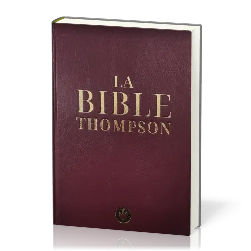 FRANZÖSISCHE BIBEL COLOMBE THOMPSON, GEBUNDEN, DUNKELROT