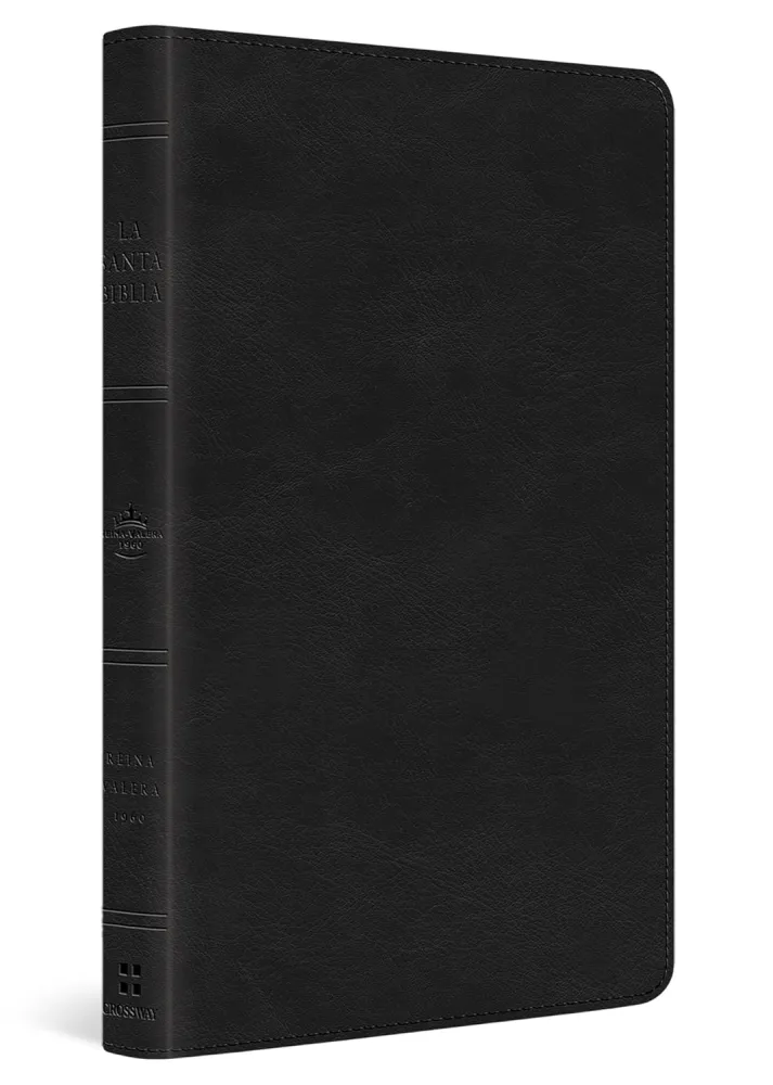 Espagnol, Bible, Reina Valera 1960, moyen format, similicuir noir - La Santa Biblia RVR 1960,...
