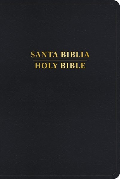 Bible bilingue Espagnol - Anglais, Reina Valera 1960 - King James Version, similicuir noir, avec...