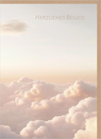 Faltkarte Trauer Wolken - Dietrich Bonhoeffer