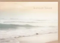Faltkarte In stiller Trauer - Meer - Psalm 34,19
