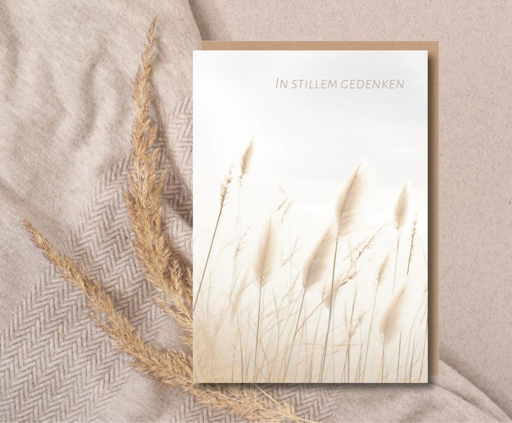 Faltkarte In stillem Gedenken - 2. Thessalonicher 2, 16.17