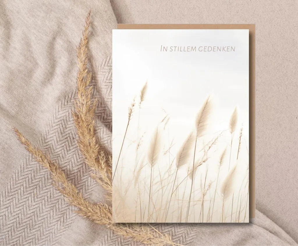 Faltkarte In stillem Gedenken - 2. Thessalonicher 2, 16.17