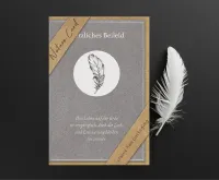Faltkarte - Herzliches Beileid