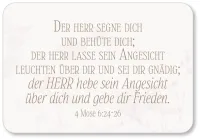 Minikarten-Box „Viel Segen" - 30 Bibelverskärtchen Segen und Ermutigung mit Edlem Holzaufsteller