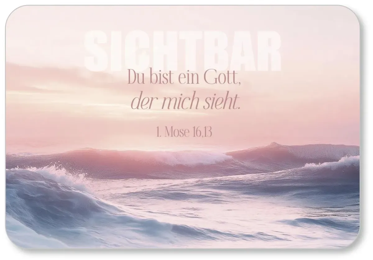 Minikarten-Box „Viel Zuversicht" - 30 Bibelverskärtchen Trost und Zuversicht mit Edlem...