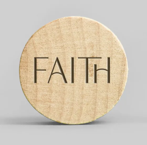 Holzmagnete Faith