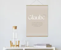 Poster Fatzer Motive Glaube DIN A3 - Hebräer 11:11