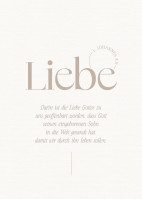 Poster Fatzer Liebe DIN A4 - 1.Johannes 4:9