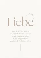 Poster Fatzer Liebe DIN A4 - 1.Johannes 4:9
