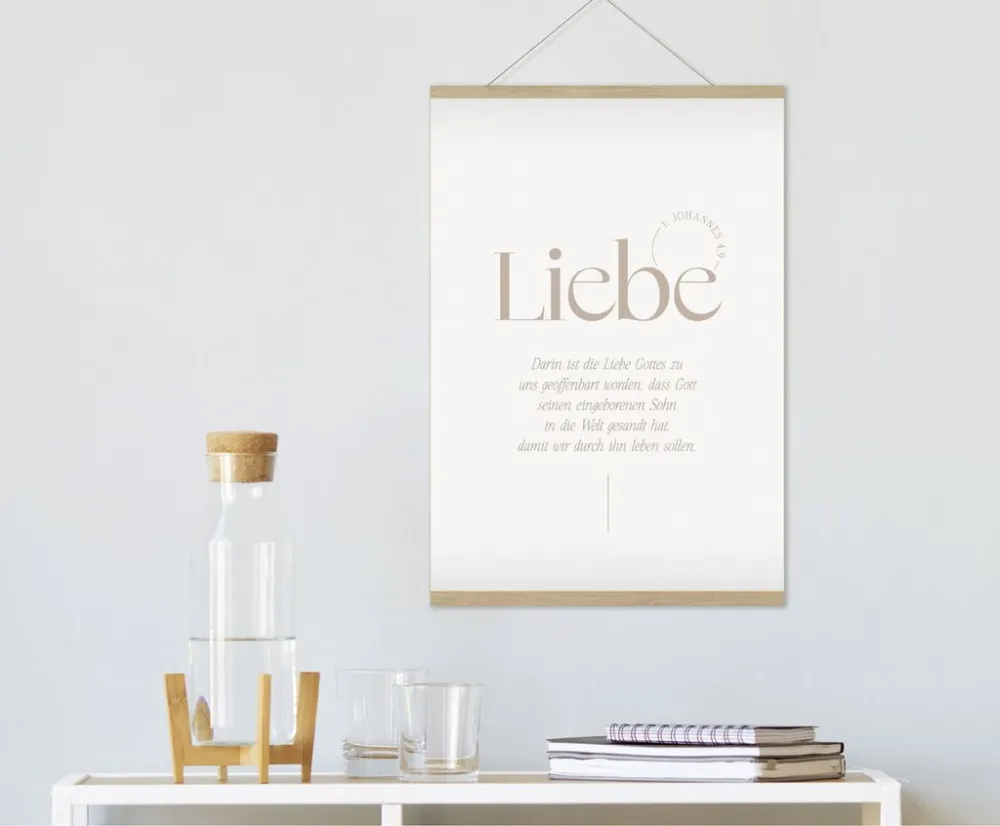 Poster Fatzer Liebe DIN A3 - 1.Johannes 4:9