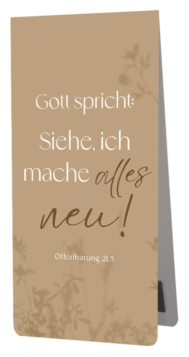 Magnet Lesezeichen Jahreslosung 2026 - Offenbarung 21,5