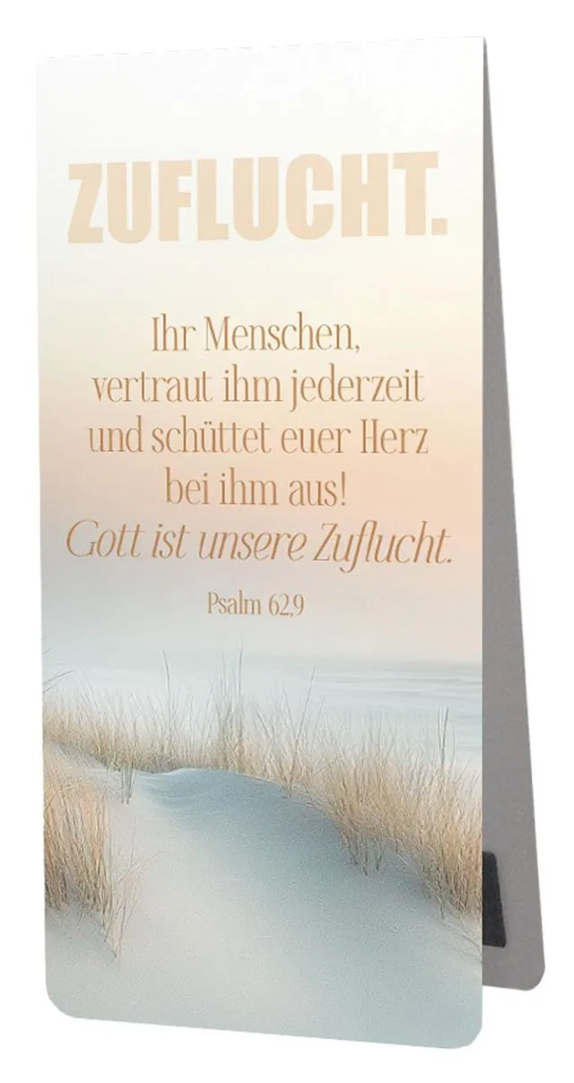Magnet Lesezeichen Zuflucht - Psalm 62.9