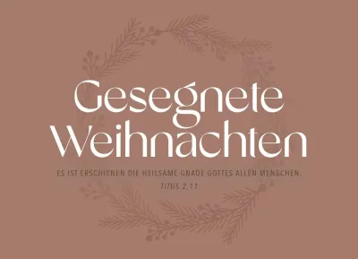 Postkarten Heilsame Gnade - Titus 2,11
