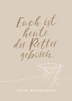 Postkarten Frohe Weihnachten - Lukas 2,11