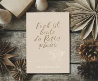 Postkarten Frohe Weihnachten - Lukas 2,11