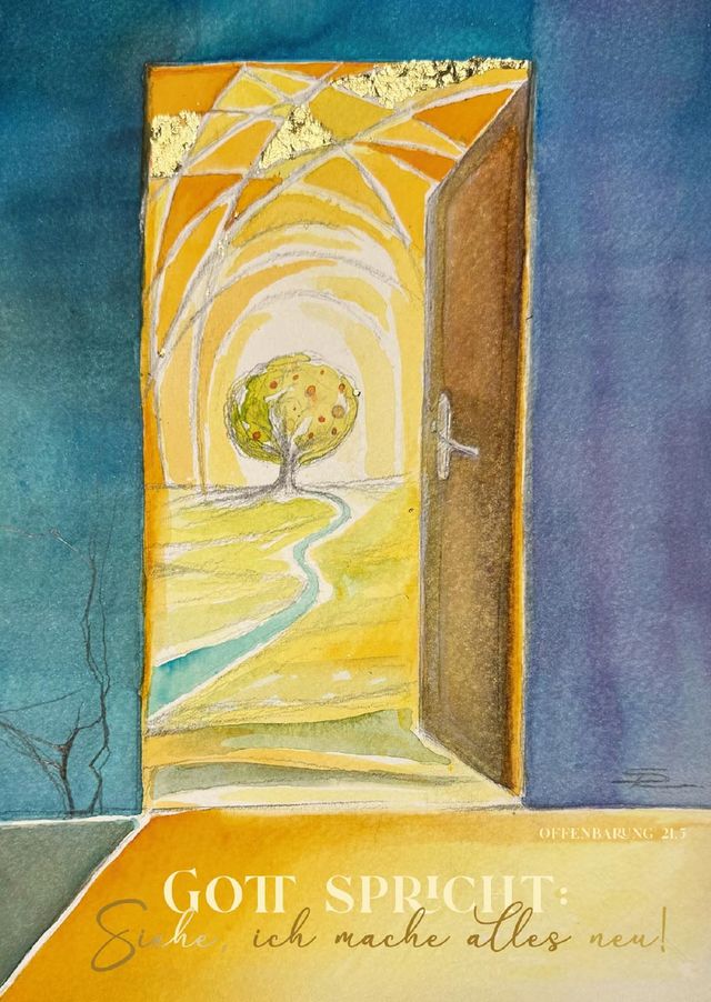  Faltkarten Jahreslosung 2026 Simone Riedel 
  