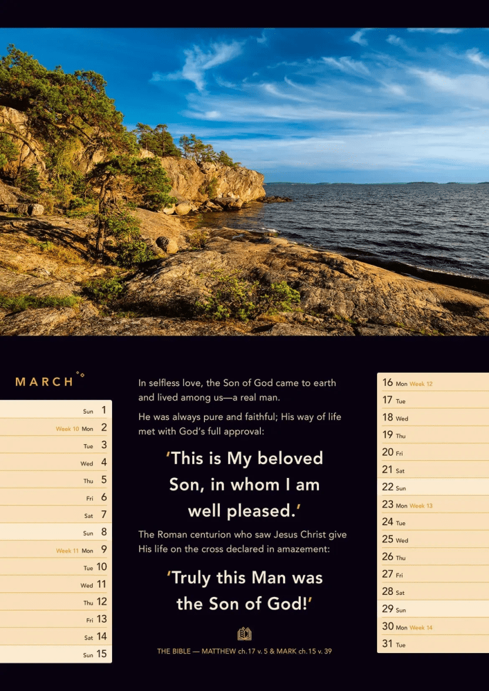 Englisch, Licht zum Leben - Monatskalender