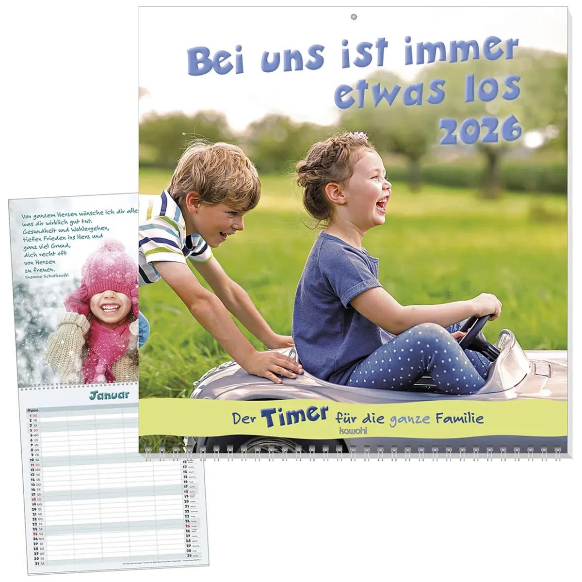 Bei uns ist immer etwas los - Familienplaner