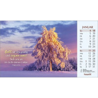 Heute und morgen bin ich geborgen - Postkartenkalender