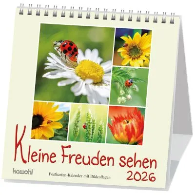 Kleine Freuden sehen - Postkartenkalender