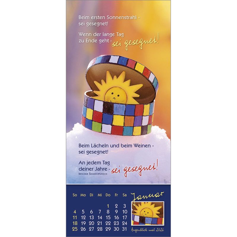 Augenblick mal - Aufstellkalender