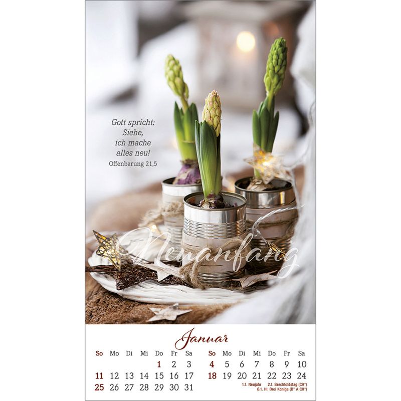 Ein Augenblick für dich - Augenblicke bewusst erleben - Postkartenkalender