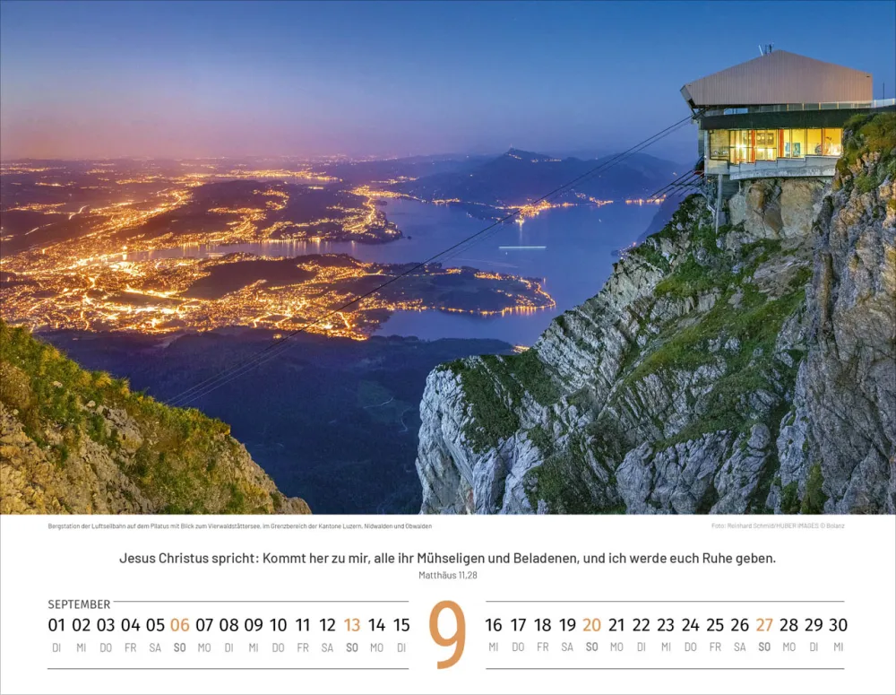 Schweizer Bildkalender - Deutsch, Wandkalender