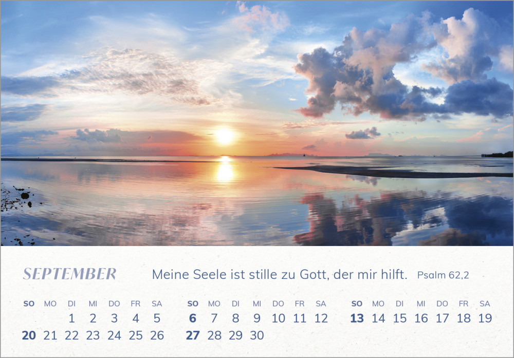 Mini-Panorama-Kalender - Panorama-Tischkalender