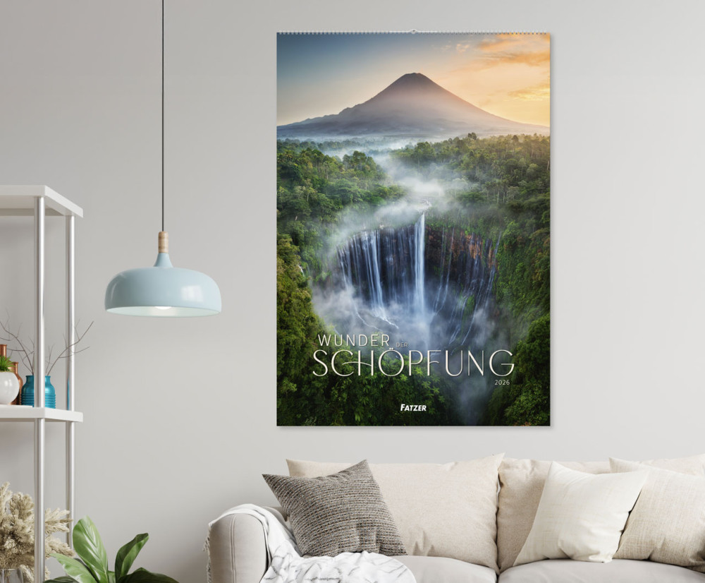 Wunder der Schöpfung - Super-Wandkalender mit 6 Postern