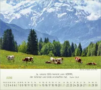 Wunderbare Bergwelt - Tischkalender