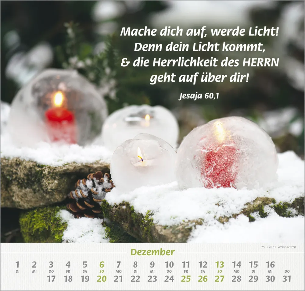 Denn Du bist bei mir - Wandkalender
