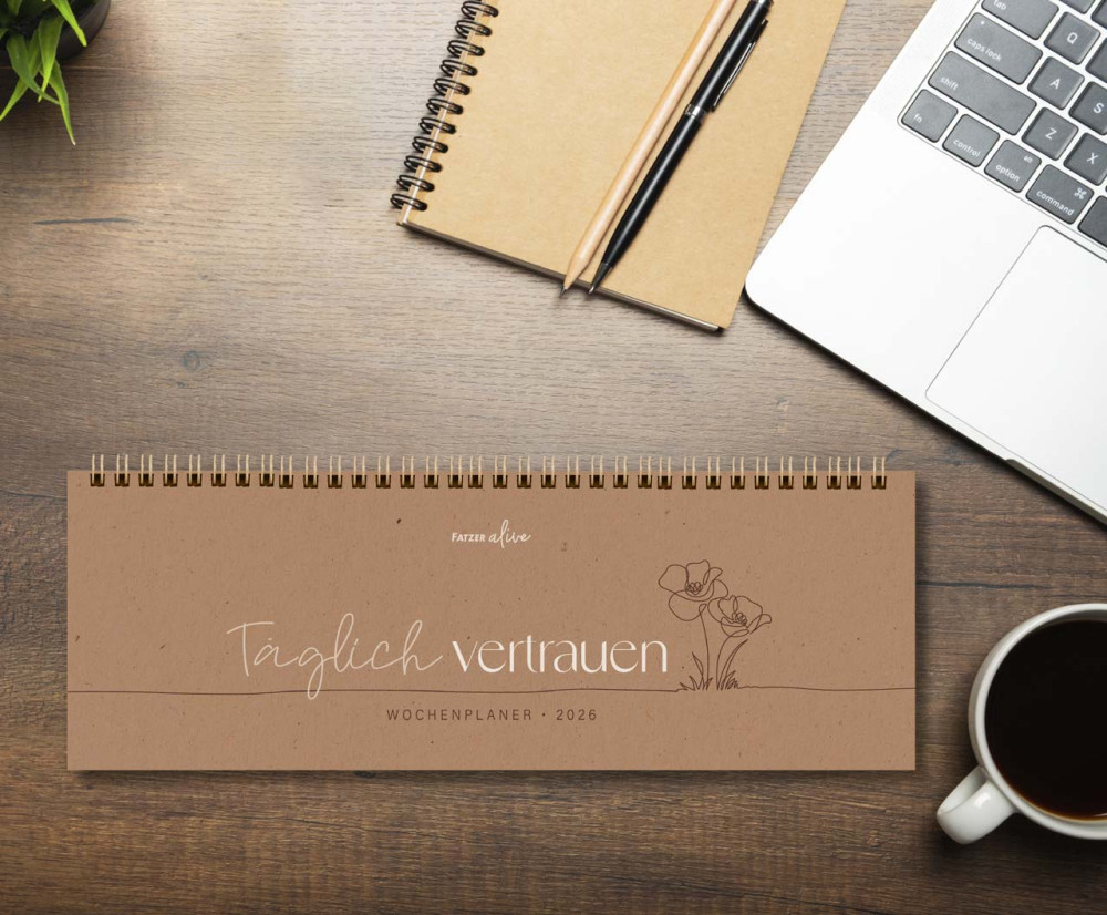 Täglich vertrauen - Wochenplaner