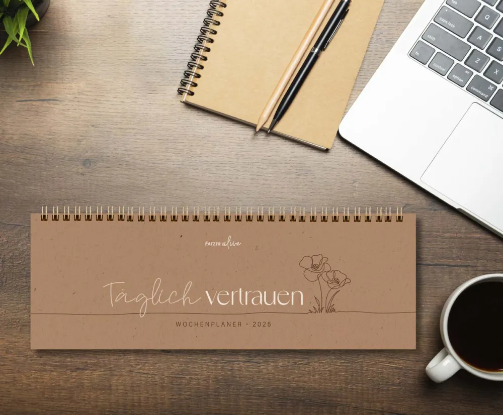 Täglich vertrauen - Wochenplaner