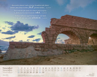 Israel Shalom dreisprachig Deutsch Englisch Französisch - Super-Wandkalender