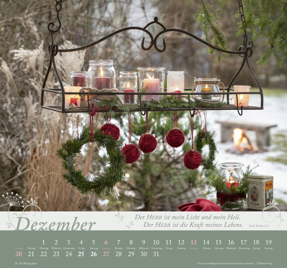 Im Garten zuhause - Wandkalender