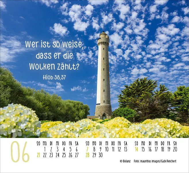 Kalender Licht der Welt - Minikalender