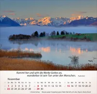 Berge - Tischkalender