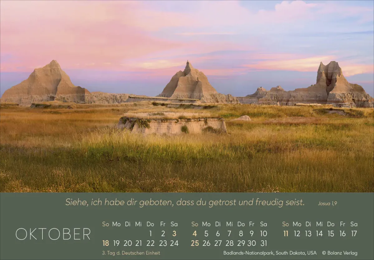 Kalender Ewigkeit im Herzen - Panoramakalender
