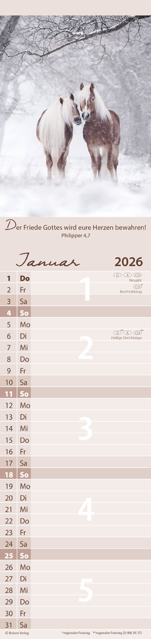 Für Euch - Streifenterminkalender