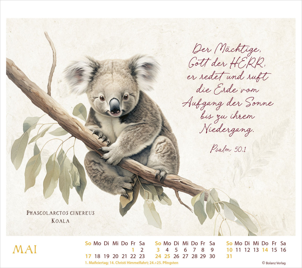 KunstWerke des Schöpfers - Minikalender