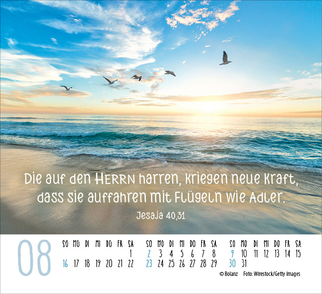 Zeit für Meer - Minikalender