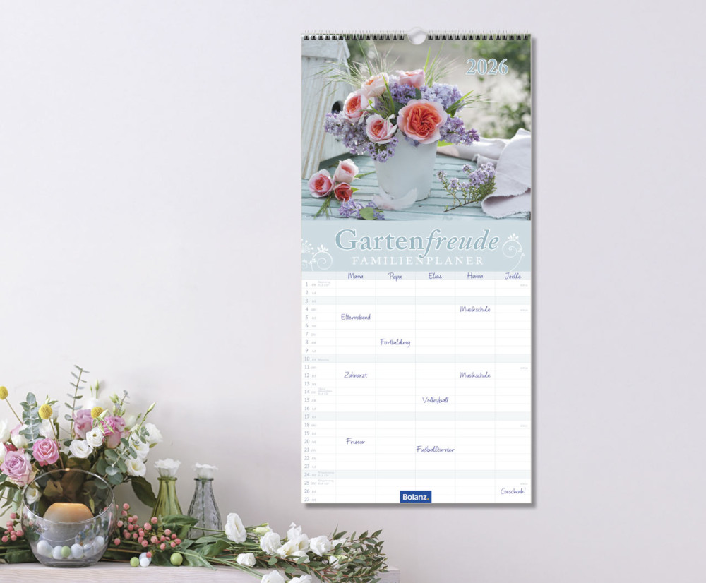 Gartenfreude Familienplaner