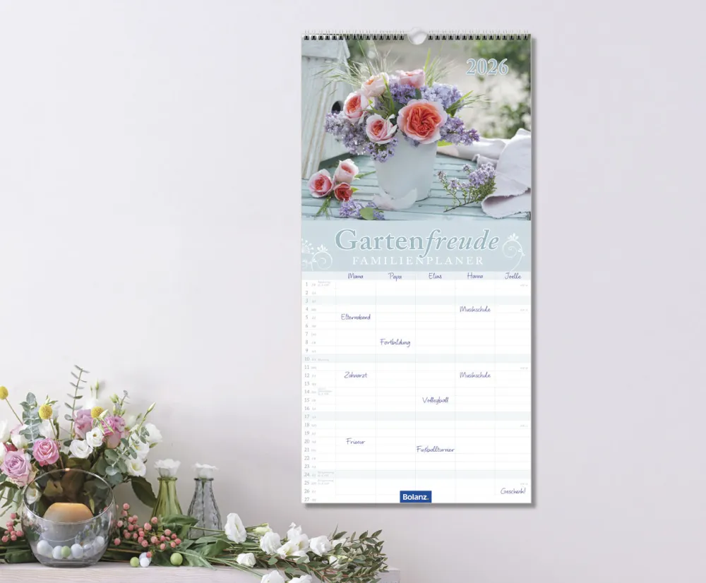 Gartenfreude Familienplaner