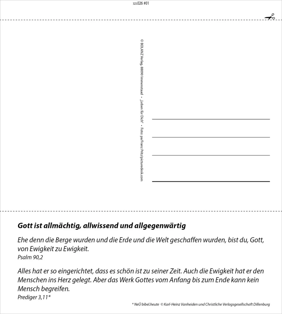 Deutsch, Leben für dich - Postkartenkalender