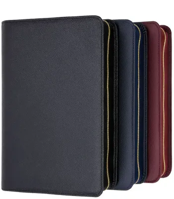 Bibelhülle für Schlachter 2000 Taschenausgaben - Rindleder, fein genarbt, Schwarz