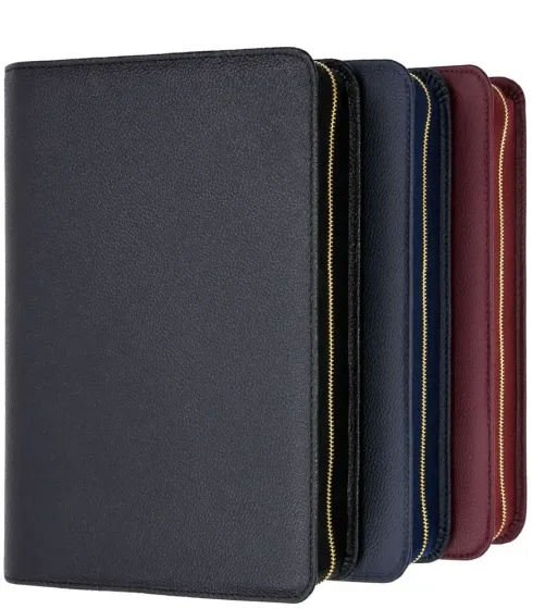 Bibelhülle für Schlachter 2000 Taschenausgaben - Rindleder, fein genarbt, Schwarz