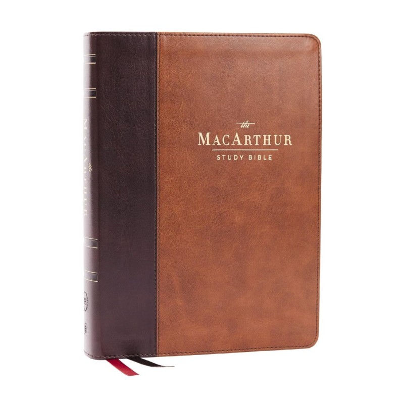 Anglais, Bible, Legacy Standard Bible, 2ème édition, similicuir brun - LSB Macarthur Study Bible...